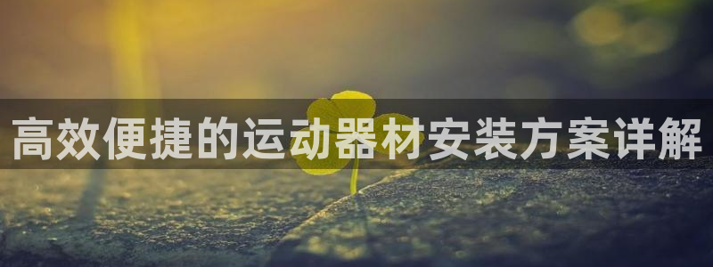 678体育官网下载：高效便捷的运动器材安装方案详解